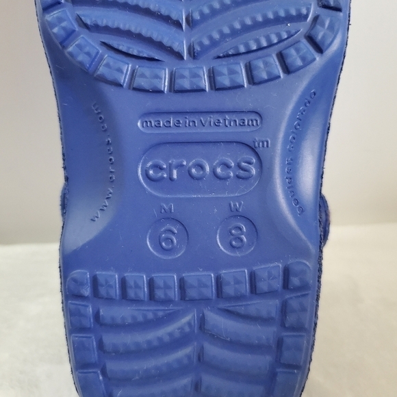 Crocs Disney Parks Make A Wish Come True Blue Silver Glitter Clog Unisex - Picture 16 of 16